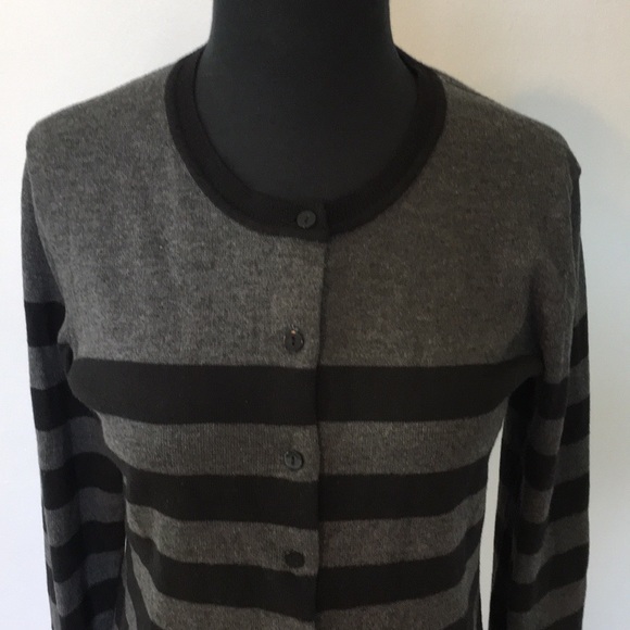 Karen Scott Striped Cardigan, XS - Picture 5 of 8